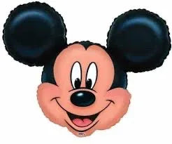 Globo Foil Forma Mickey Mouse 69cm - Licencia Oficial Disney - yupiparty