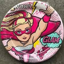 PLATOS BARBIE SUPERHEROINA - yupiparty