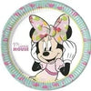 Platos Minnie Mouse 23cm Pack 8 - Licencia Oficial Disney - yupiparty