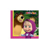 Servilletas Masha and The Bear 33x33cm - Licencia Oficial - yupiparty