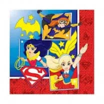 SERVILLETAS SUPER HERO GIRLS ( 16 UDS ) - yupiparty