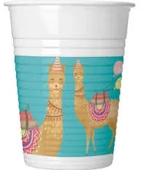 VASOS LLAMA 200 ML ( 8 UDS ) - yupiparty