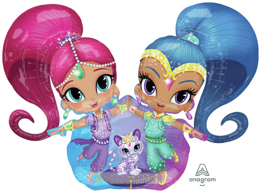 Globo Foil Shimmer and Shine 111cm - Licencia Oficial Nickelodeon - yupiparty