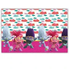 MANTEL PLASTICO 120X180CM TROLLS - yupiparty
