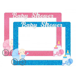 Photocall Baby Shower con Purpurina 120x90cm - Marco Fotos Premium - yupiparty
