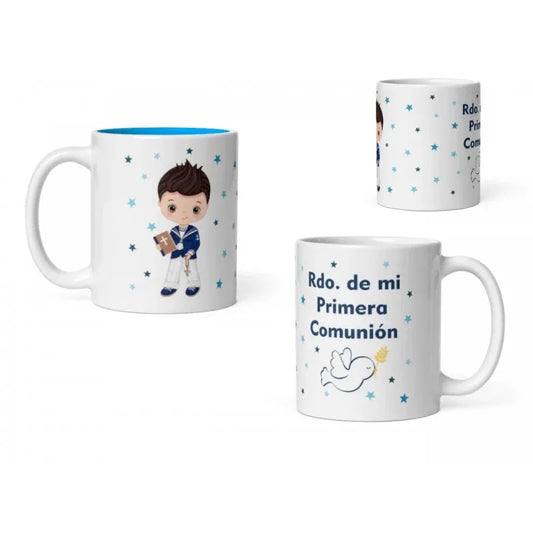 TAZA COMUNIÓN NIÑO - yupiparty