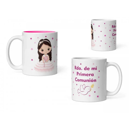 TAZA COMUNIÓN NIÑA - yupiparty