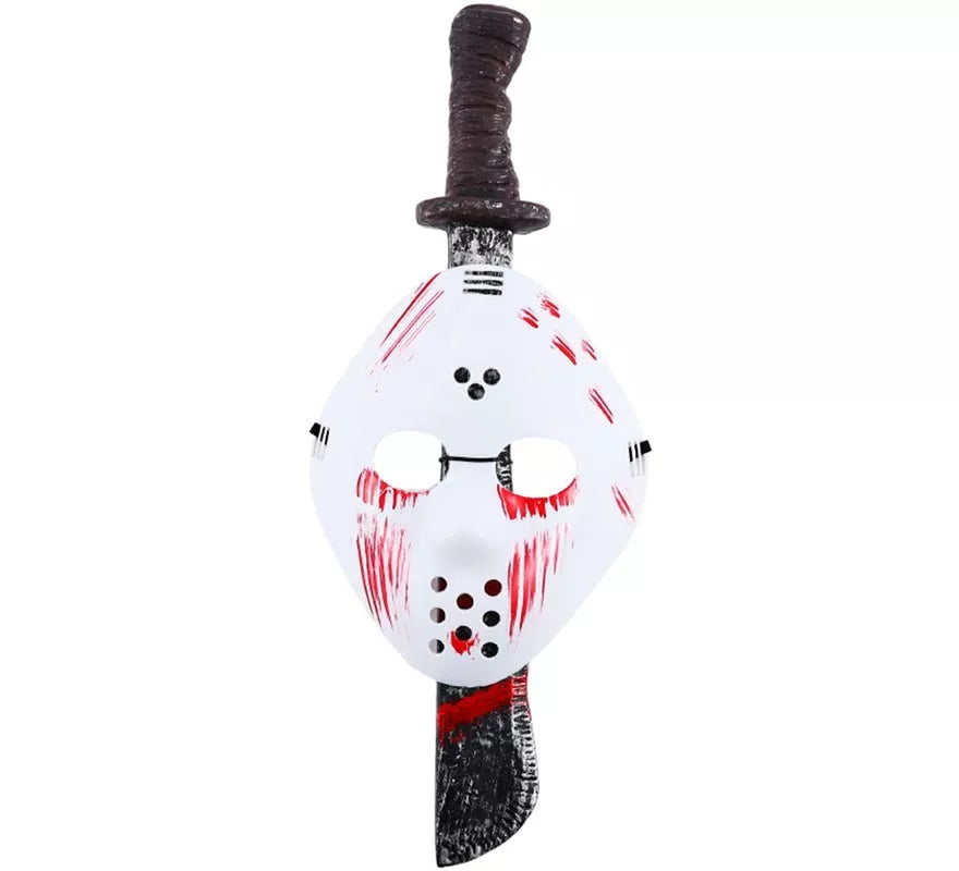 MASCARA JASON CON MACHETE 2PCS