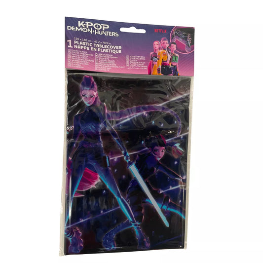 MANTEL PLASTICO 120X180CM K- POP DEMON HUNTERS