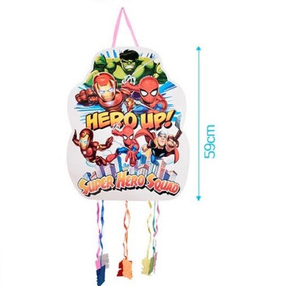PIÑATA CARTON SUPER HERO SQUAD