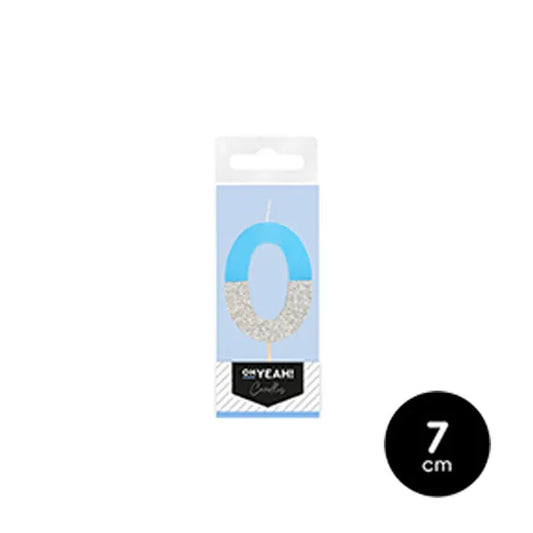 VELA BICOLOR AZUL N 0 - yupiparty