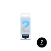 VELA BICOLOR AZUL N 2 - yupiparty