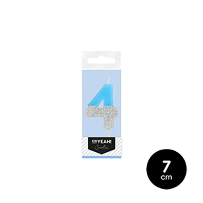 VELA BICOLOR AZUL N 4 - yupiparty